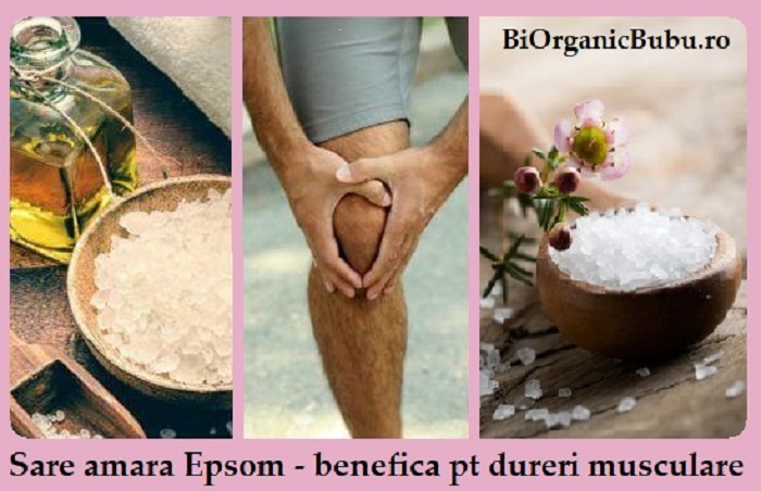 Sare amara Epsom pt dureri musculare